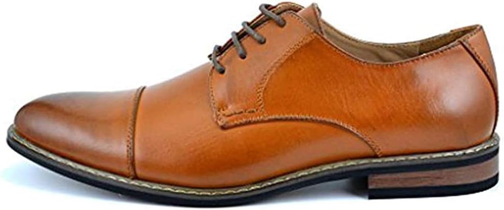 men Classic Modern Formal Oxford Wingtip Lace Up Dress Shoes