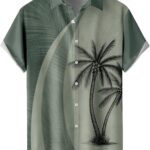Hawaiian Shirts for Men Loose Short Sleeve Men Beach Shirts Resort Casual Shirts
