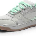 Women Skateboarding Shoes Low Top Walking Lace-Up Comfortable Casual Fashion Sneakers