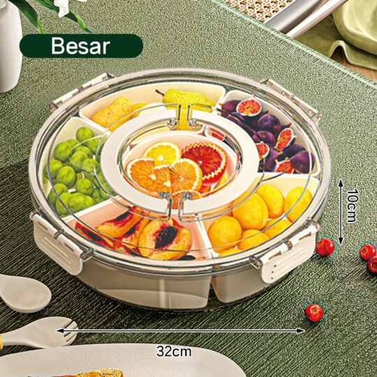 Dejavu Snack Box With Transparent Lid Candy Jar Chocolate Food Eid Snacks HSB856