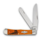Case Orange Smooth Bone Tiger Trapper CA12542TIGER