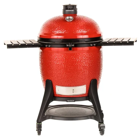 Kamado+Joe+BigJoe+III+24-inch+Charcoal+Grill+in+Red