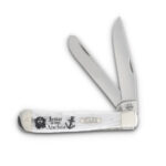 Case XX Heavenly Pearl Jesus Is My Anchor Trapper Folding Knife CA6073HP-JA