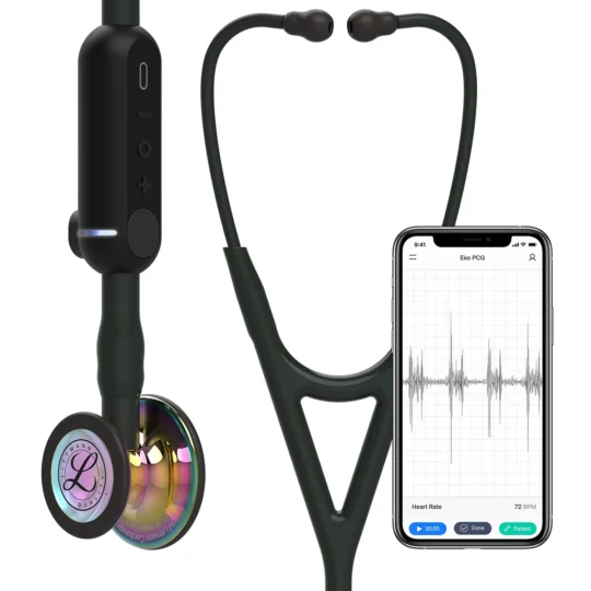 2025 Littmann CORE 8572 Digital Stethoscope – Rainbow Gloss Finish