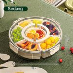 Dejavu Snack Box With Transparent Lid Candy Jar Chocolate Food Eid Snacks HSB856