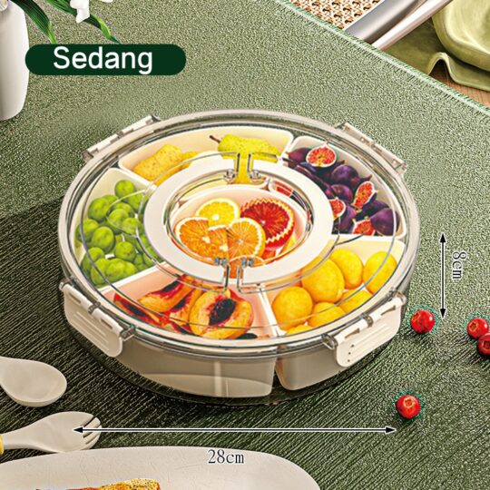 Dejavu Snack Box With Transparent Lid Candy Jar Chocolate Food Eid Snacks HSB856