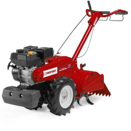 208 cc Gas OHV Engine Rear-Tine Tiller with Forward-Rotating and Counter-Rotating Tilling Options