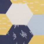 Floral Honeycomb Blizzard Fleece Fabric