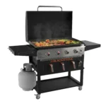 Blackstone 4-Burner 36" Propane Outdoor Griddle with Air Fryer and Hood