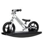 Strider - 12 Pro 2-in-1 Rocking Balance Bike, Ages 6 months to 5 Years - Silver