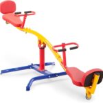 360 Spinning Seesaw & Swing Set for Kids, Indoor/Outdoor