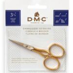 DMC Embroidery Scissors 3 3/4 Gold/Silver