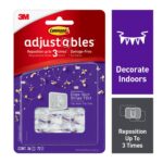 Command 108ct Mini Adjustable Decorating Clips & Strips