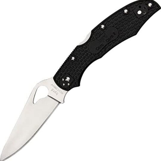 Spyderco Byrd Cara Cara 2 Folding Knife Black FRN SPBY03PBK