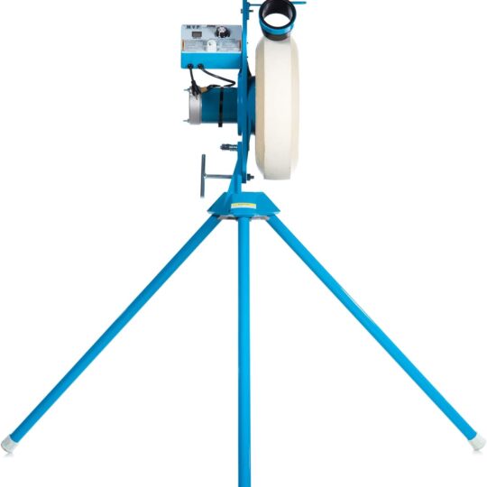 Combo Pitching Machine Adjustable Up to 60 MPH, for Baseball & Softball, Ideal for Pitching-Machine Leagues
