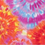 Classic Tie Dye Anti Pill Fleece Fabric