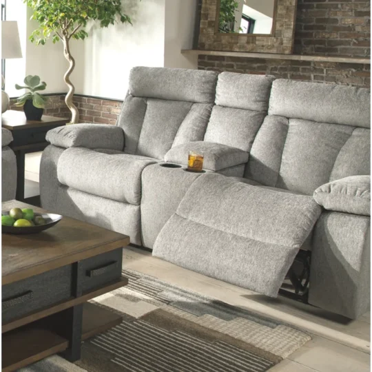 Anirduh 77'' Upholstered Reclining Sofa