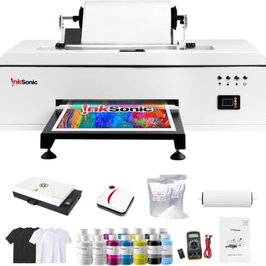 InkSonic R1390 A3 DTF Printer with Oven, T-Shirt Printing Bundle