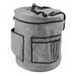 13.5 Gray Yarn Drum Storage Bag by Big Twist