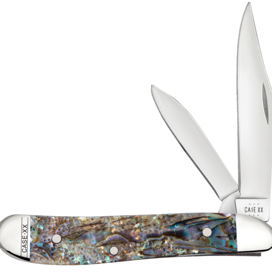 Case Smooth Abalone Peanut Pocket Knife