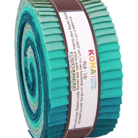 Robert Kaufman Kona Cotton Midnight Oasis 40-Piece Cotton Fabric Roll