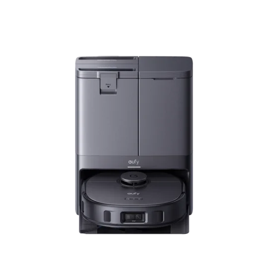 eufy restored X10 Pro Omni Robot Vacuum and Mop Combo, 8,000 Pa Suction, Dual Mops, Auto Mop Washing, Auto Drying, Self-Emptying((Refurbished Acceptable)