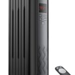Dreo Oil Filled Radiator Heater, Electric Radiant Heater with Remote Control, 4 Modes, Overheat & Tip-Over Protection, 24h Timer, Digital Thermostat, Quiet Space Heater for Indoor Use Large Room