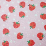 Red Strawberries Super Snuggle Flannel Fabric by POP!