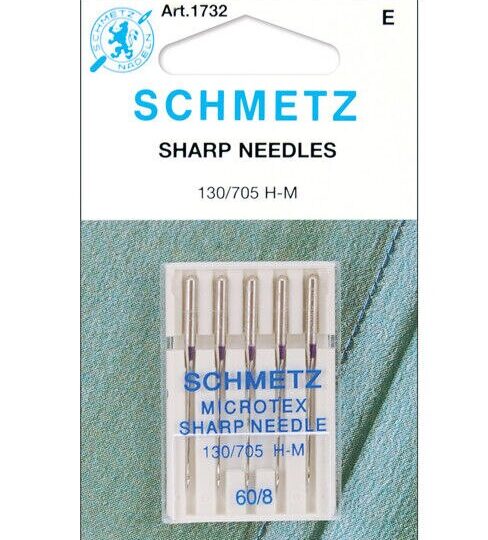 Schmetz Sharp Machine Needles 5 pk Size 8/60