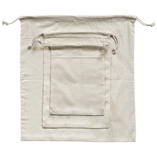 Canvas Organizer Bag Value Pack Natural