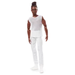 Barbie Looks Ken Doll (Brunette with Braids & Bun Hairstyle)