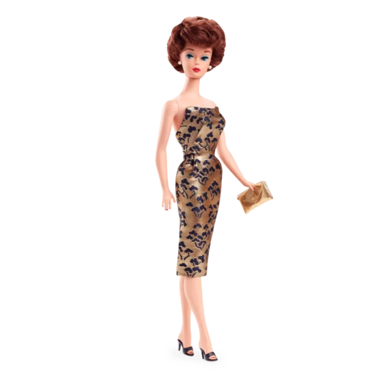 1961 Brownette Bubble Cut Barbie Doll Reproduction