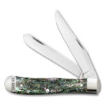 Case Genuine Abalone Trapper Folding Knife