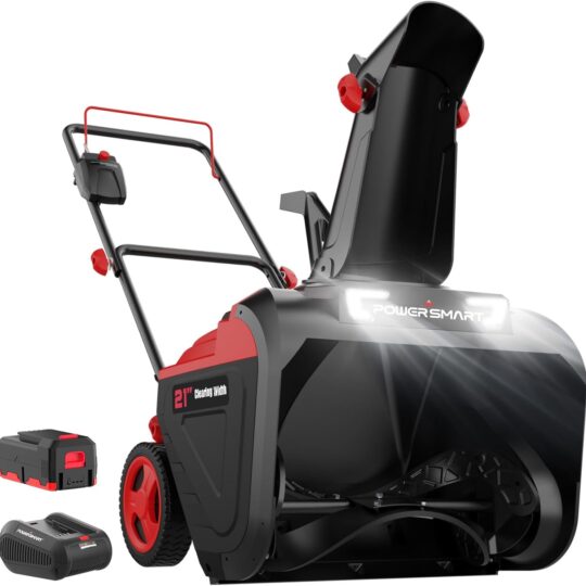 PowerSmart 40V Cordless Snow Blower 21-in Snow Blower Battery Powered, Battery and Charger Included, HB2421