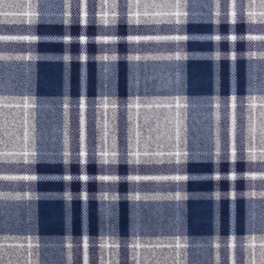 Cool Cottage Plaid Luxe Fleece Fabric