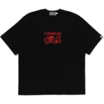 BAPE TEXT GRAPHIC TEE MENS