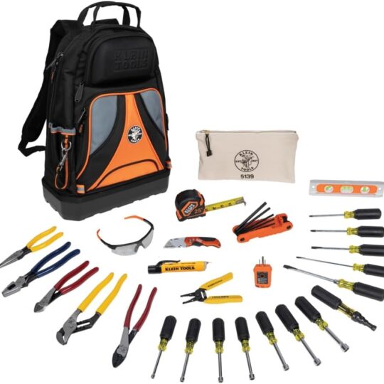 Klein Tools 80028 28-Piece Hand Tool Kit with Backpack