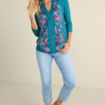 Delsie Embroidered Top