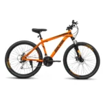 SOCOOL Mountain Bikes for Adults 26'' Bicycle, 21-Speed -Orange & Black