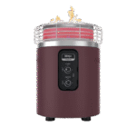 Fireside360 Outdoor Heater & Fire Pit and Top Cover Bundle - Future Maroon
